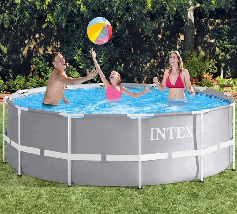 Piscine Tubulaire Ronde Intex Prism Frame 3m66 X 0m99 26716np