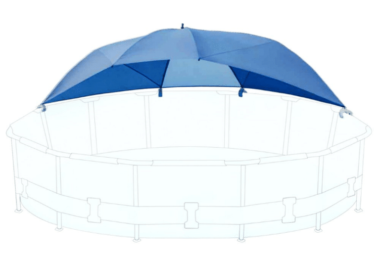 Ombrelle piscine INTEX 28050 largeur 3m (piscine ronde Ø366 à 549)