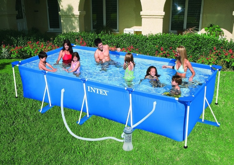 Piscine tubulaire rectangulaire Intex 4,50 x 2,20 x 0,84m 28274NP