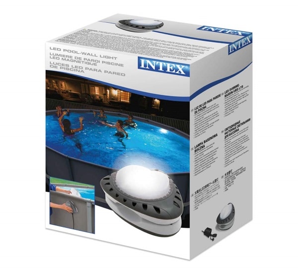 Projecteur LED aimanté pour piscine hors-sol et acier