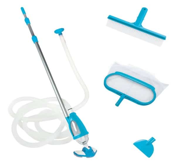Tête D'aspirateur Pour Piscine Hydro Tools 8130 - Papillon Lesté Pour Liner Vinyle, Nettoyage Efficace, Fixation Rapide Sur Manche Télescopique