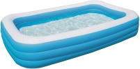 Piscine rectangulaire autoportée pour enfants, idéal pour le bain en famille, BESTWAY petits et grands, couleur bleu et gonflé à l'air top5